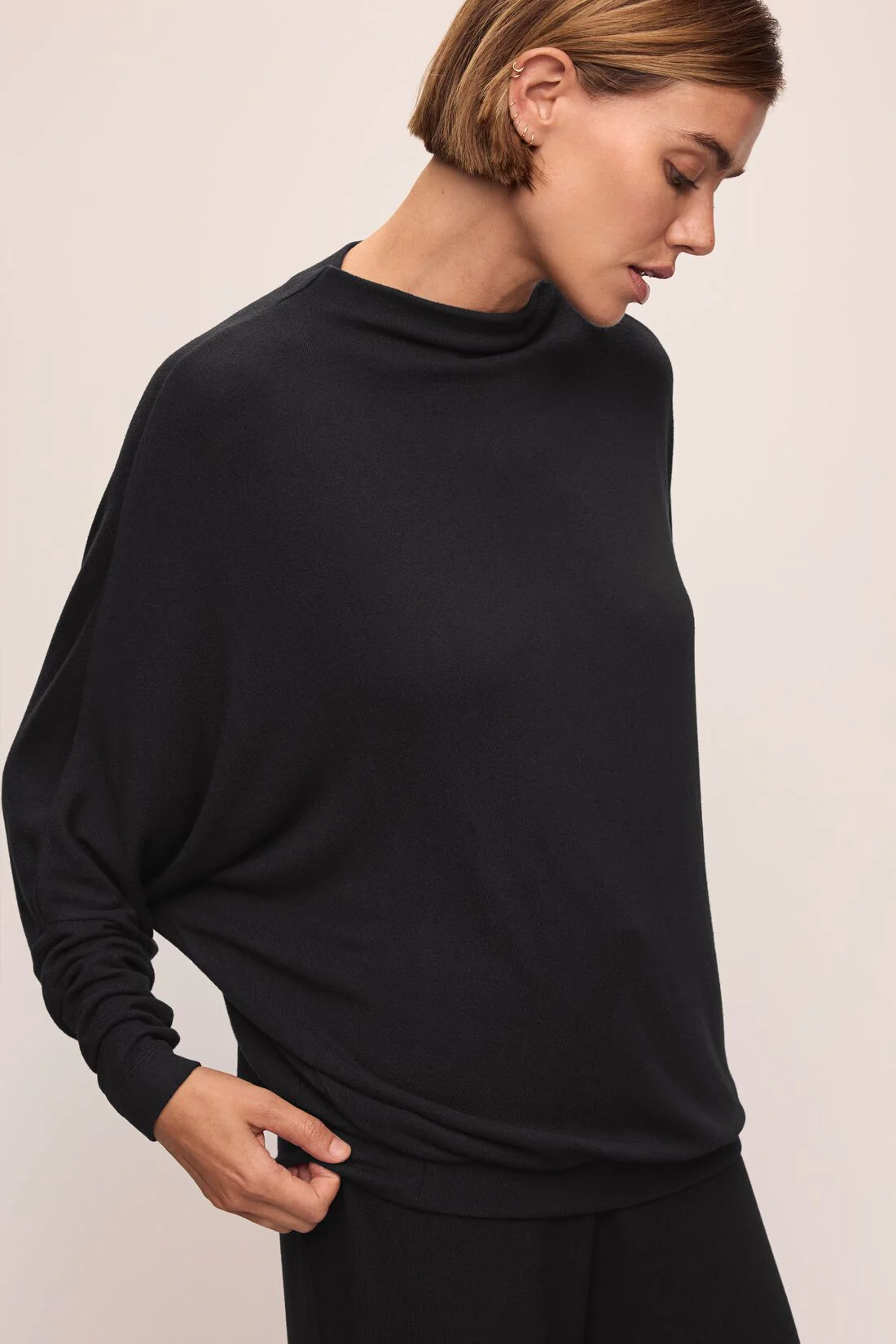 Cozy Time Mock Neck Pullover - Image 2