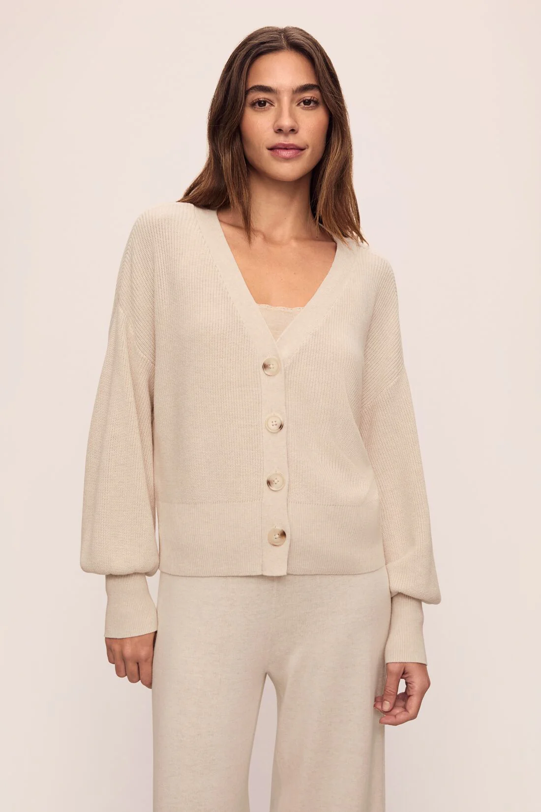 Fine Gauge Sweater Cardigan