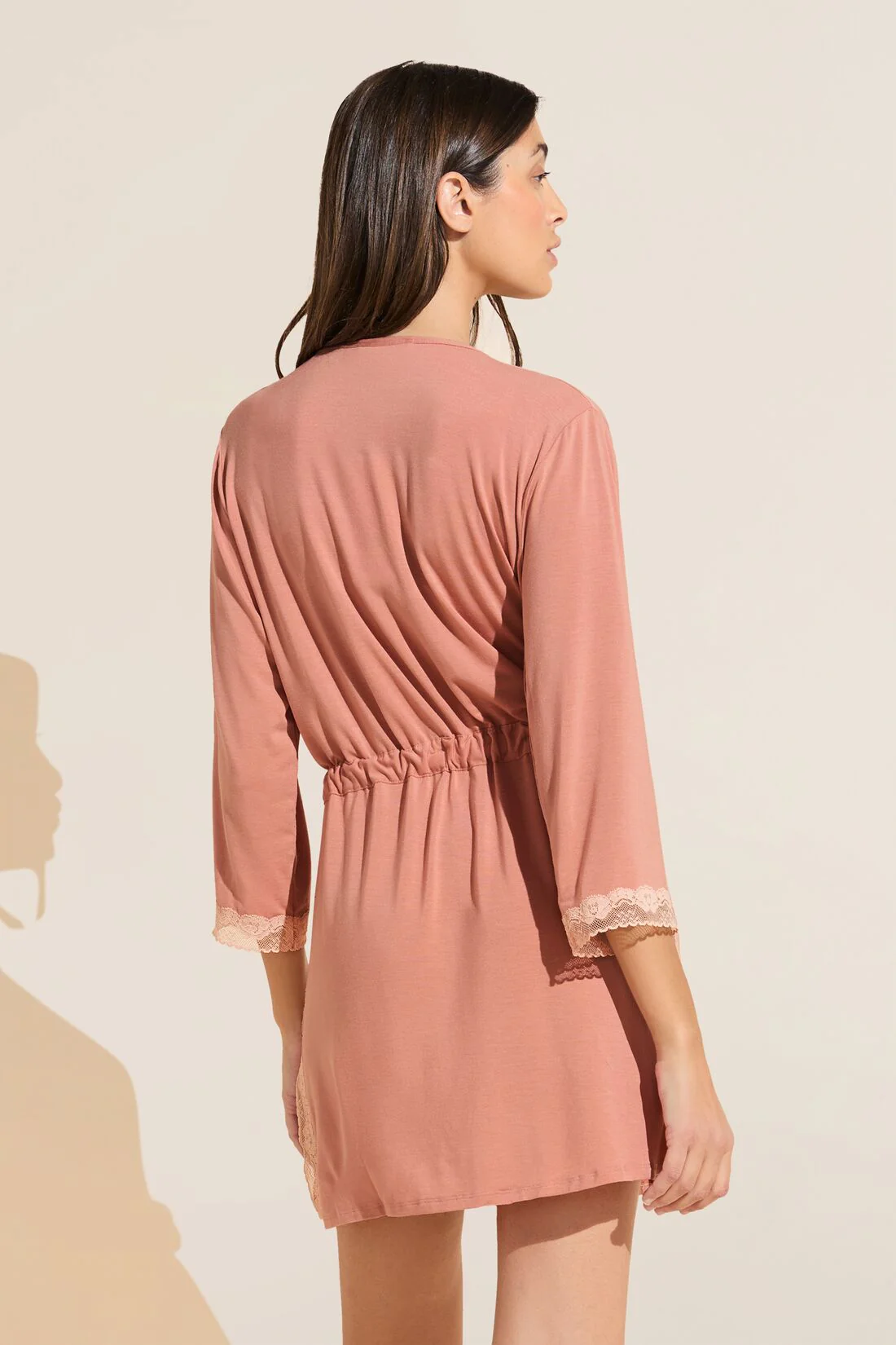 Flora TENCEL™ Modal 3/4 Sleeve Robe - Image 3