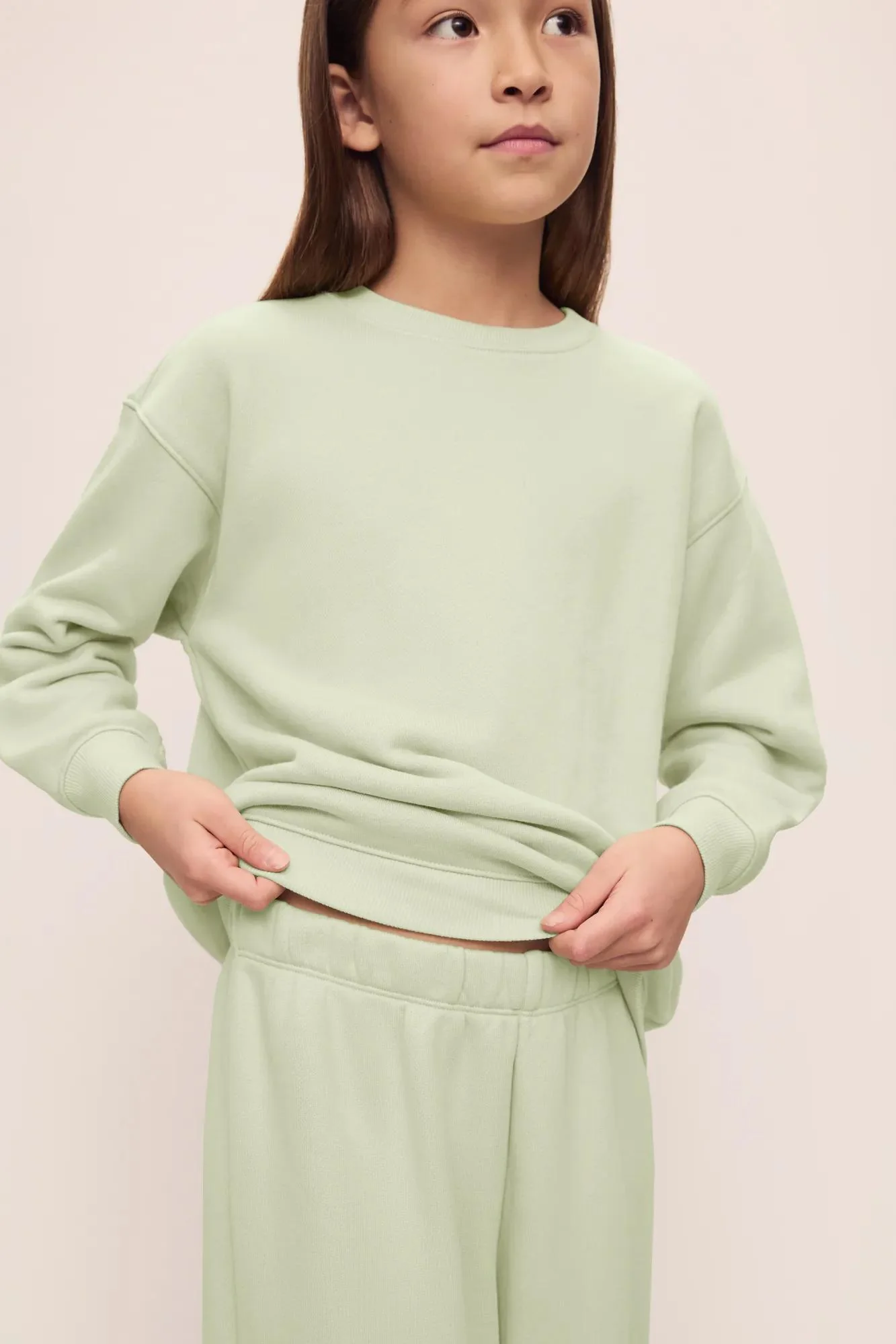 Kid's French Terry Sweatshirt and Jogger Set - Image 3