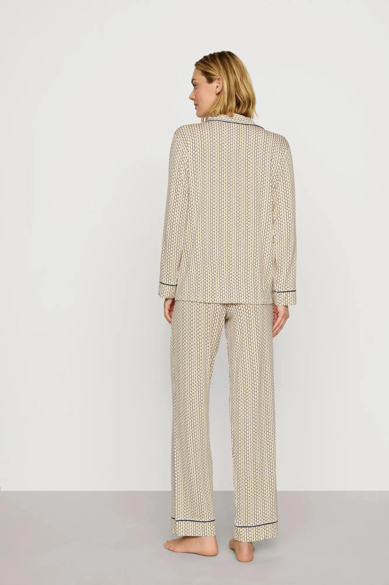 Gisele Printed TENCEL™ Modal Long PJ Set - Image 3