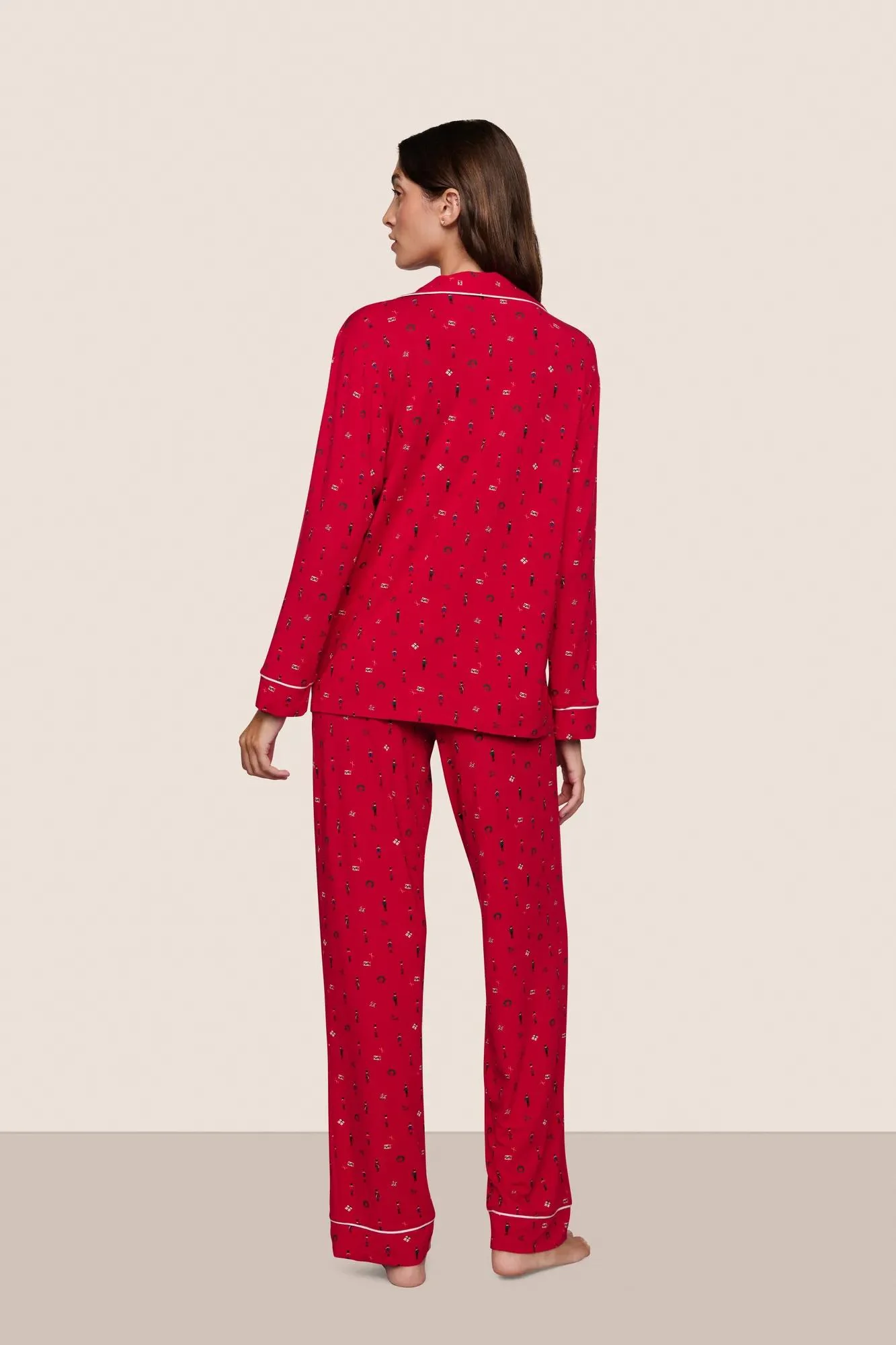 Gisele Printed TENCEL™ Modal Long PJ Set - Image 4