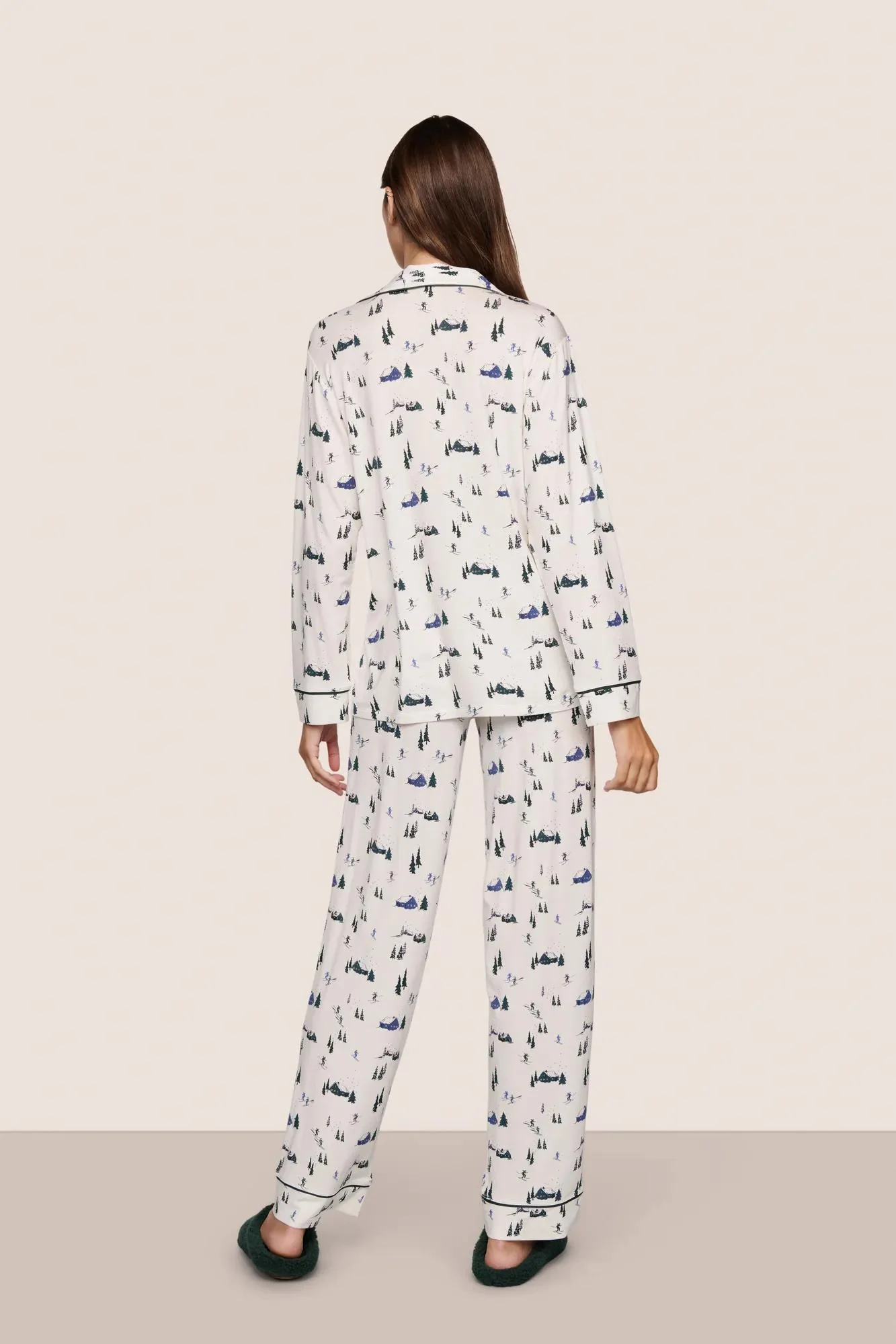 Gisele Printed TENCEL™ Modal Long PJ Set - Image 3