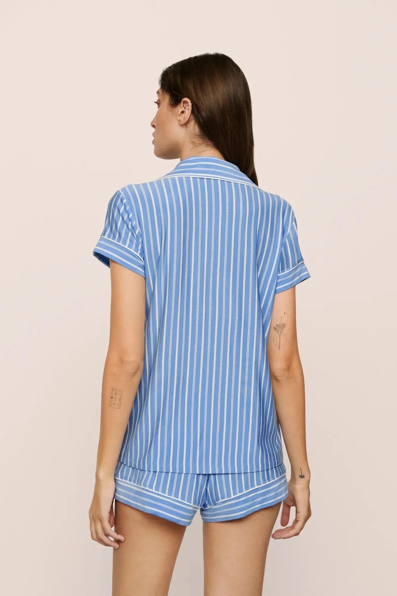Gisele Printed TENCEL™ Modal Shortie Short PJ Set - Image 3