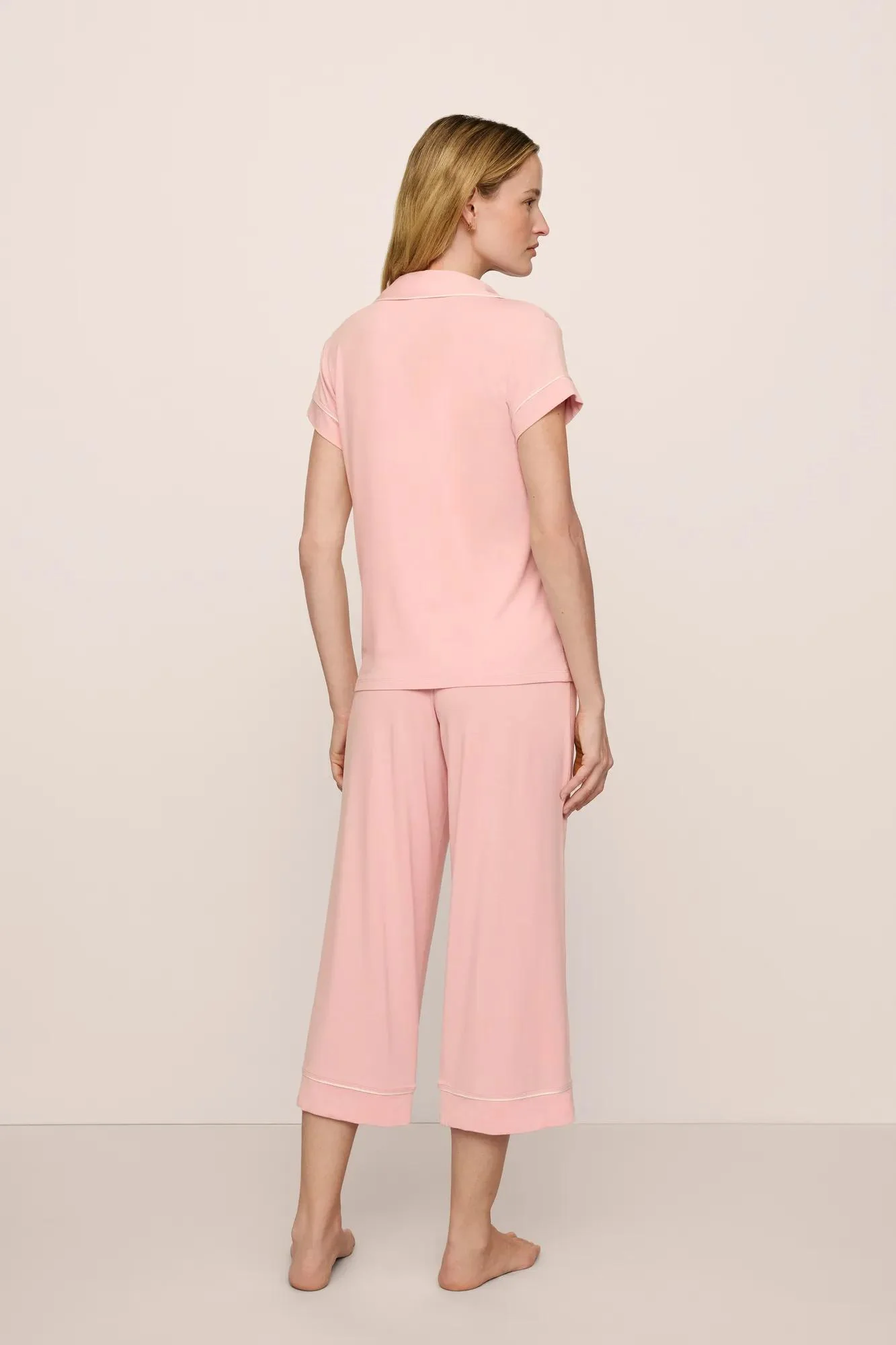 Gisele TENCEL™ Modal Short Sleeve Cropped PJ Set - Image 3