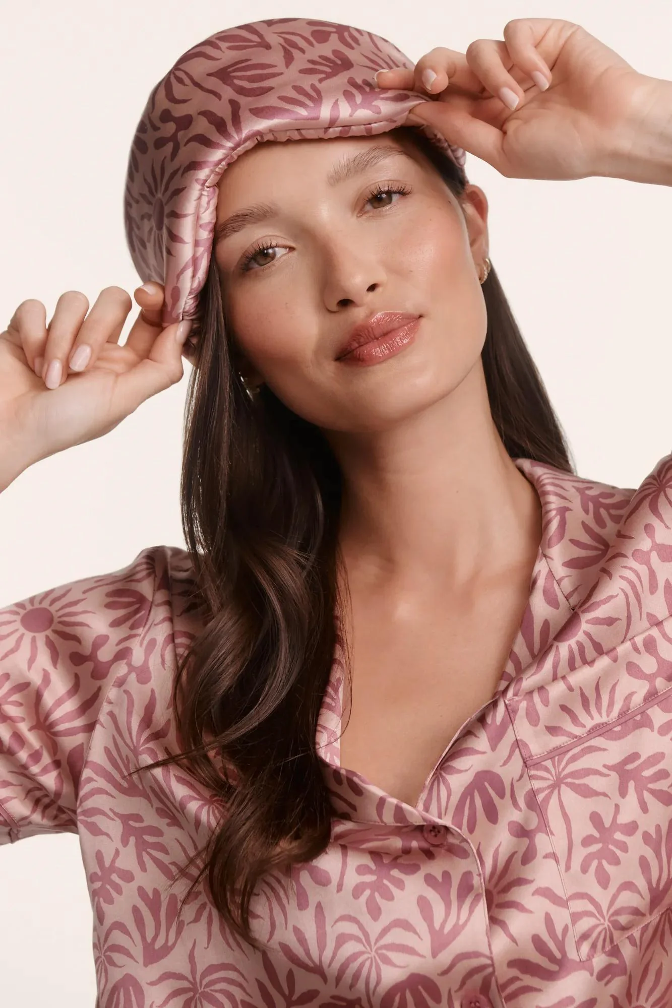 Eberjey x ILIA - Inez Washable Silk Printed Eye Mask