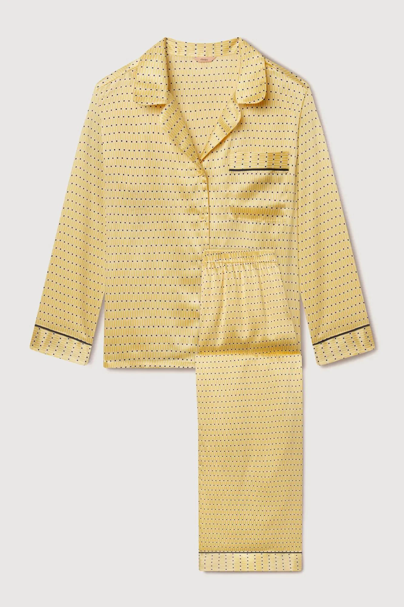 Inez Washable Silk Printed Long PJ Set - Image 5