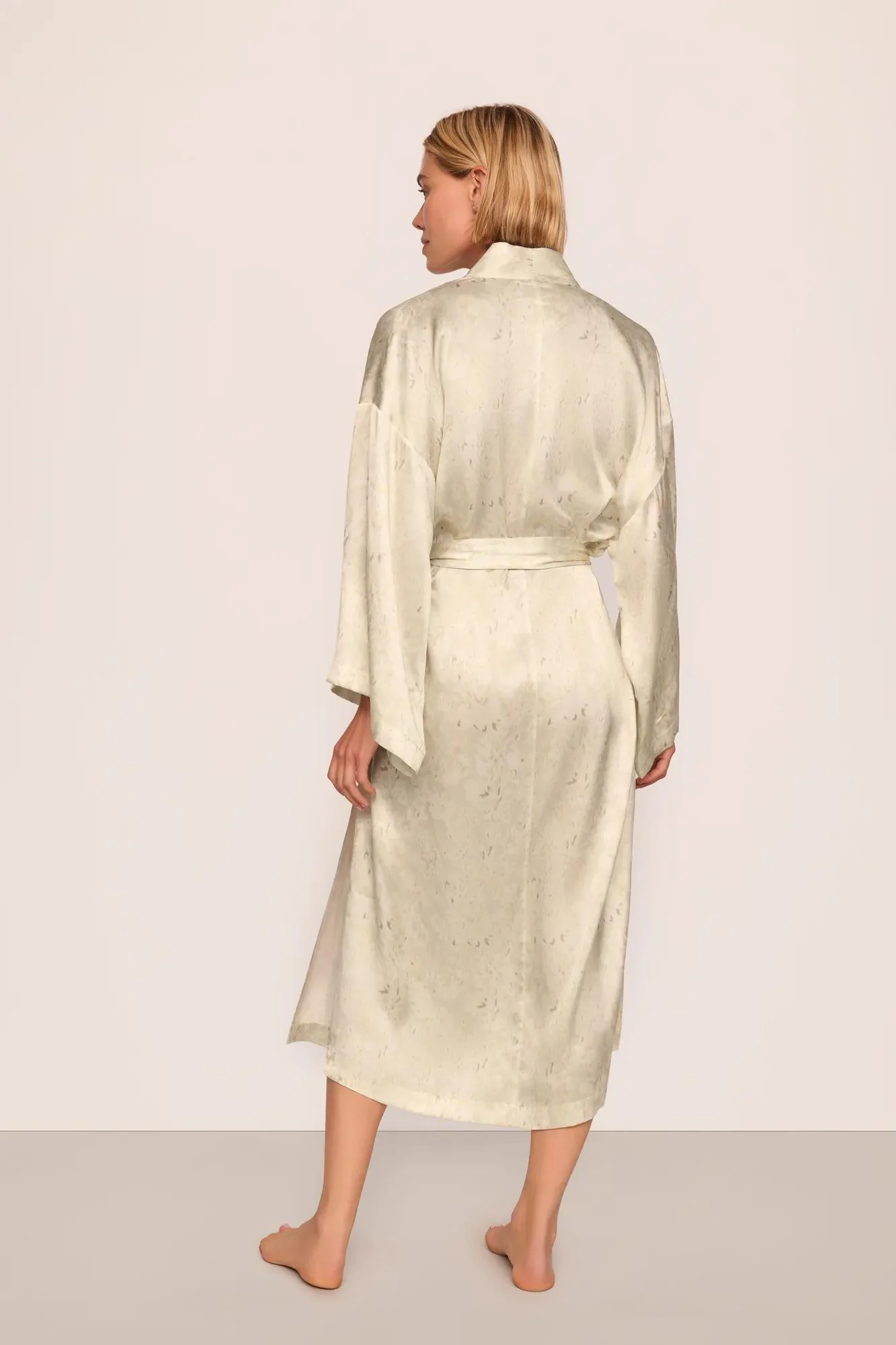 Inez Washable Silk Printed Robe - Image 2