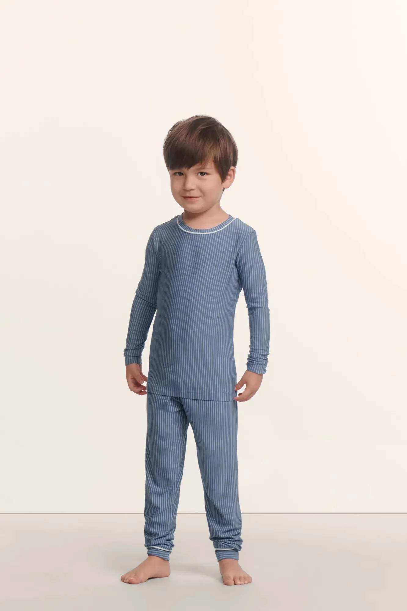 Kids Printed TENCEL™ Modal Unisex Long PJ Set