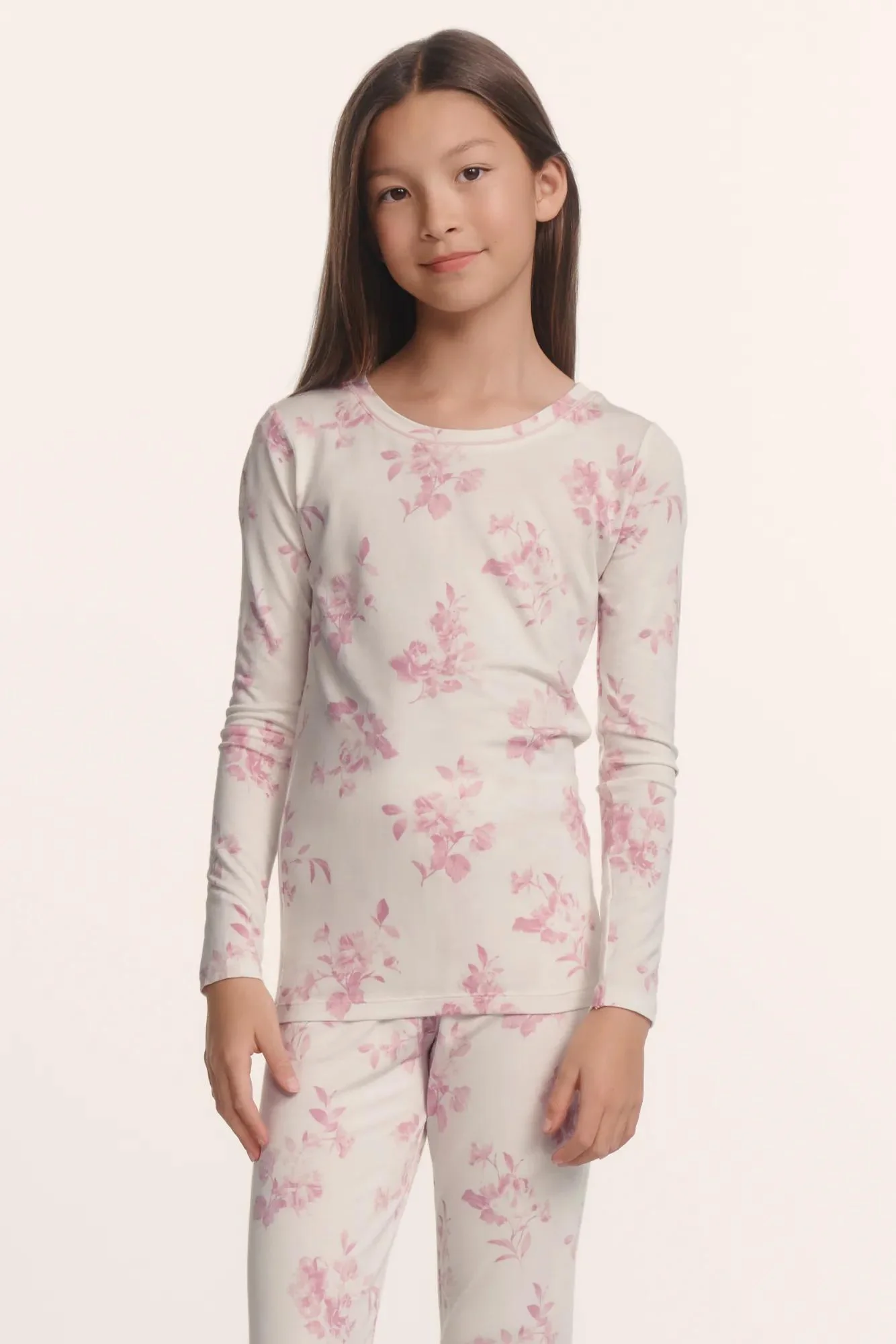 Kids Printed TENCEL™ Modal Unisex Long PJ Set - Image 4