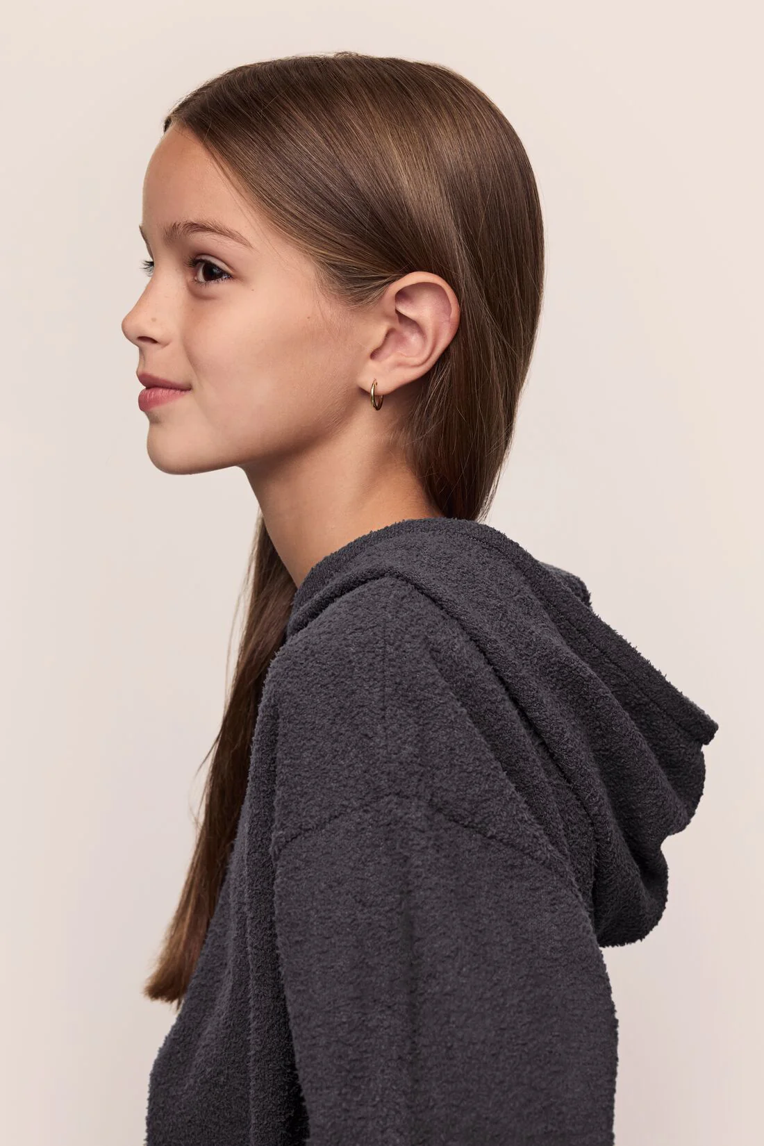 Kid's Recycled Boucle Hoodie & Jogger Set - Image 3