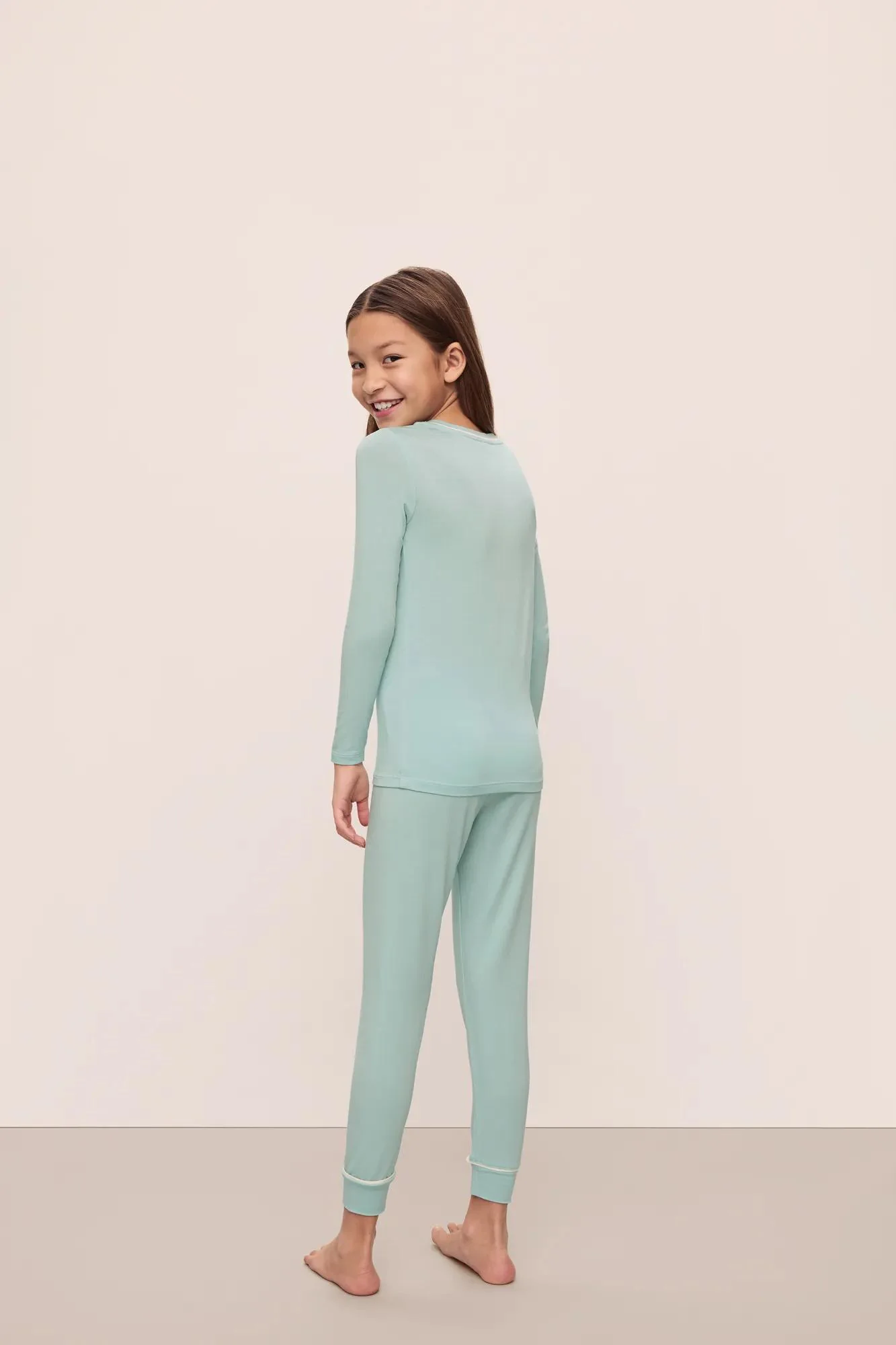 Kids TENCEL™ Modal Unisex Long PJ Set - Image 3