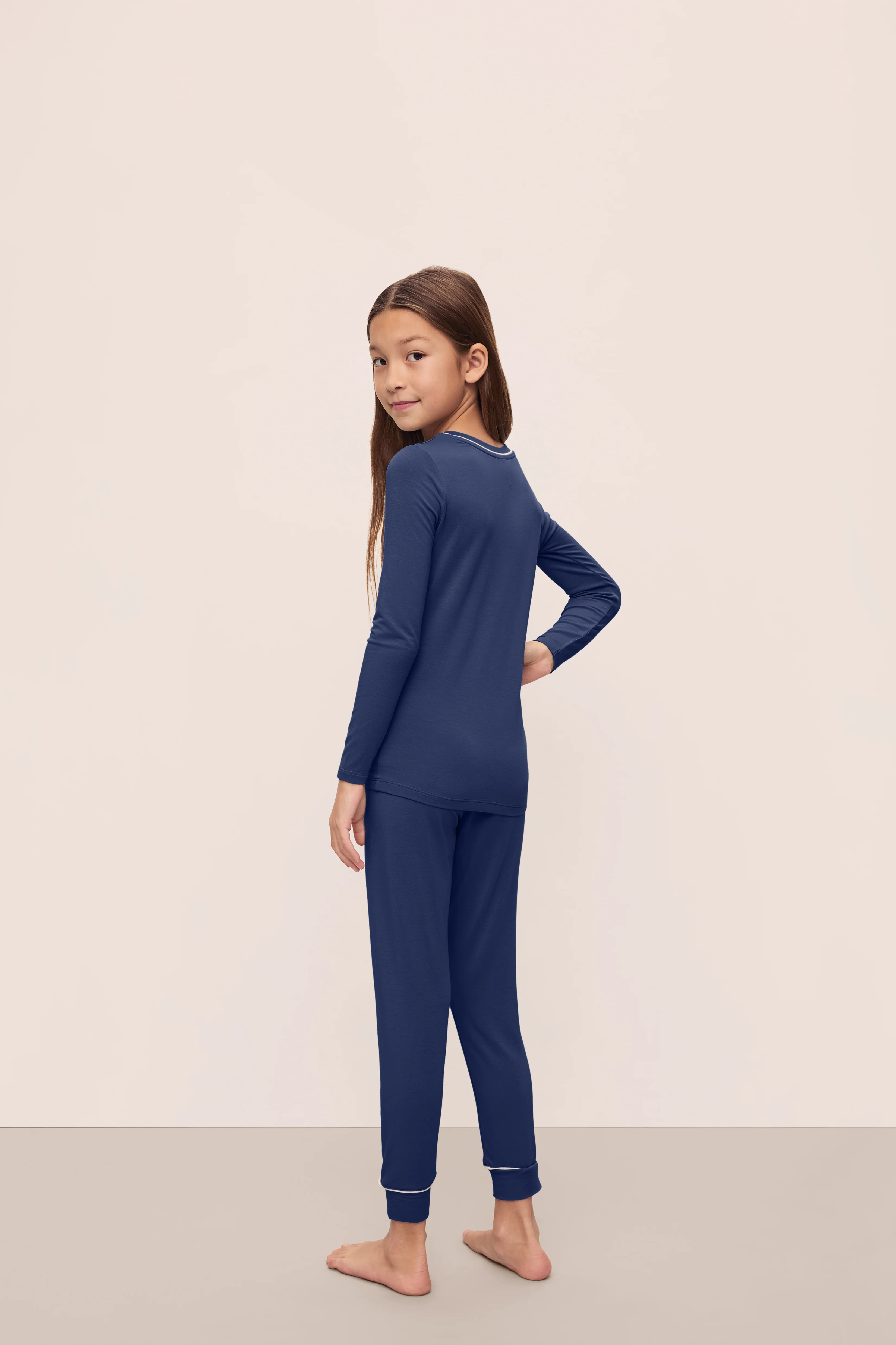 Kids TENCEL™ Modal Unisex Long PJ Set - Image 6