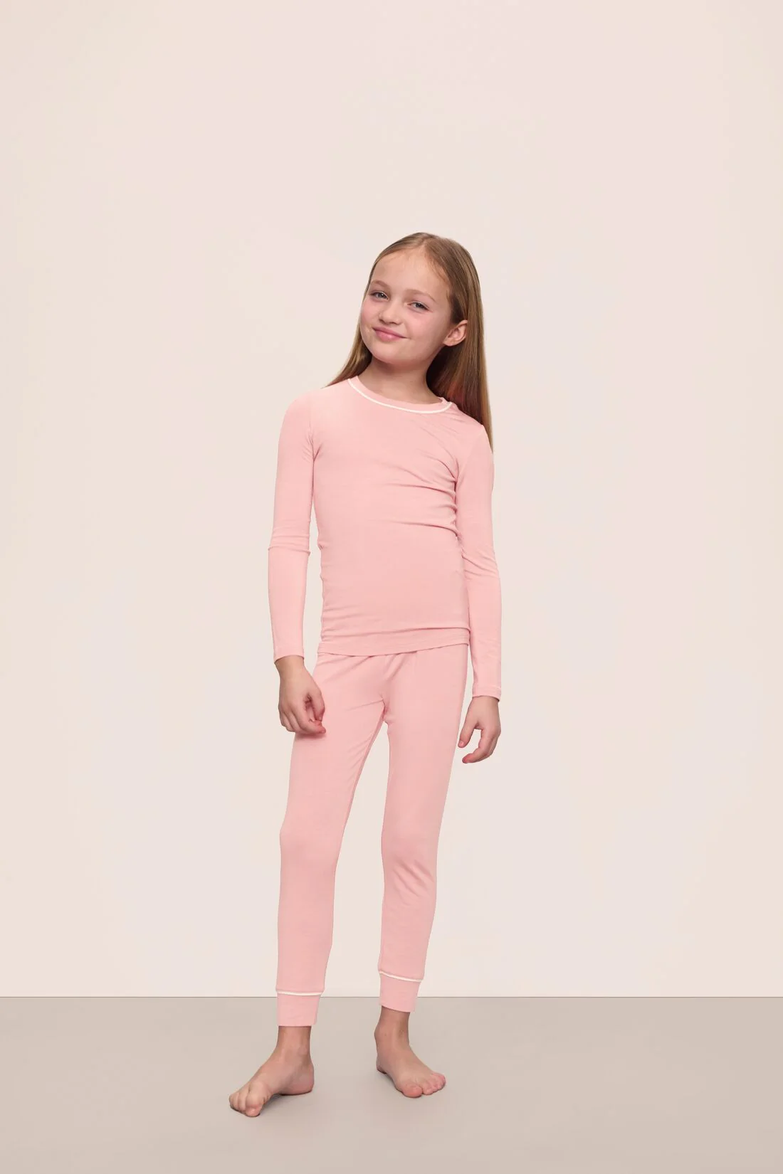 Kids TENCEL™ Modal Unisex Long PJ Set