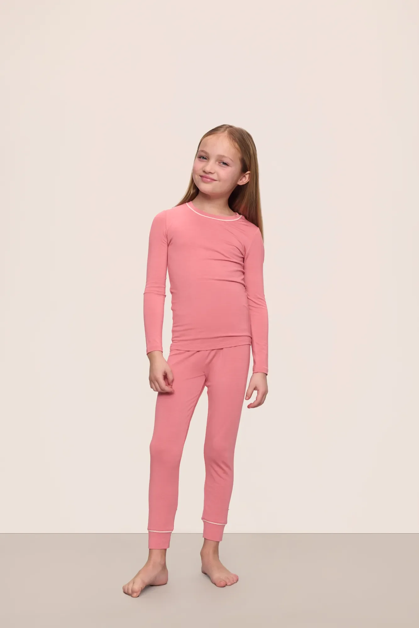 Kids TENCEL™ Modal Unisex Long PJ Set