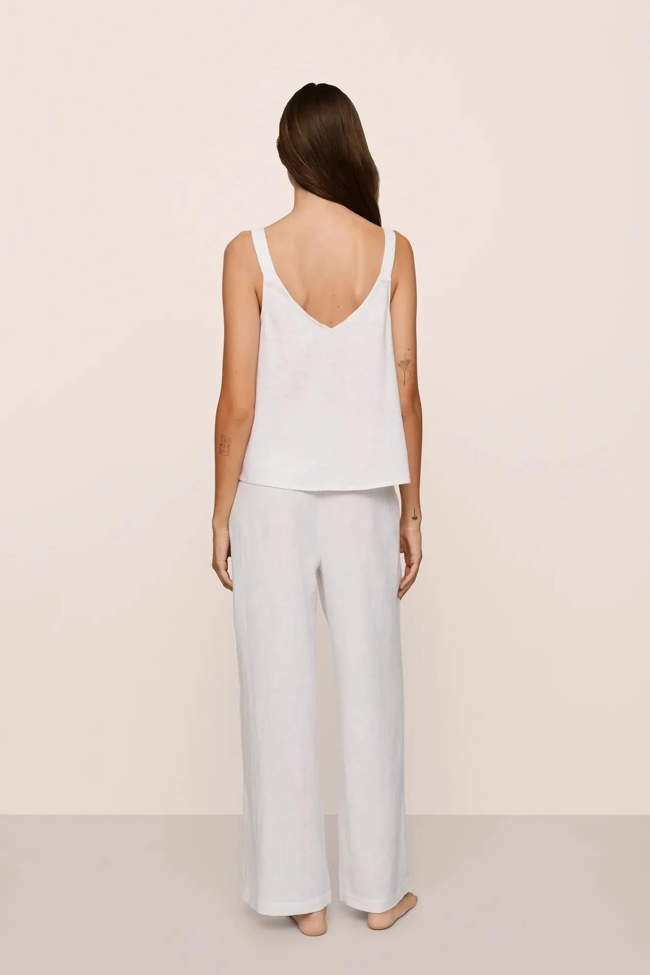 Linen Blend Relaxed Pant - Image 3