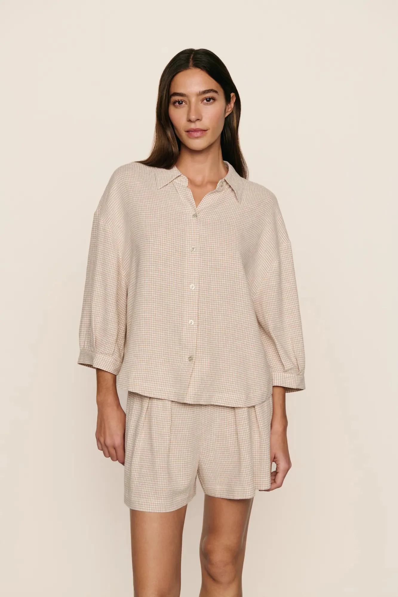 Linen Blend Relaxed Short - Image 5