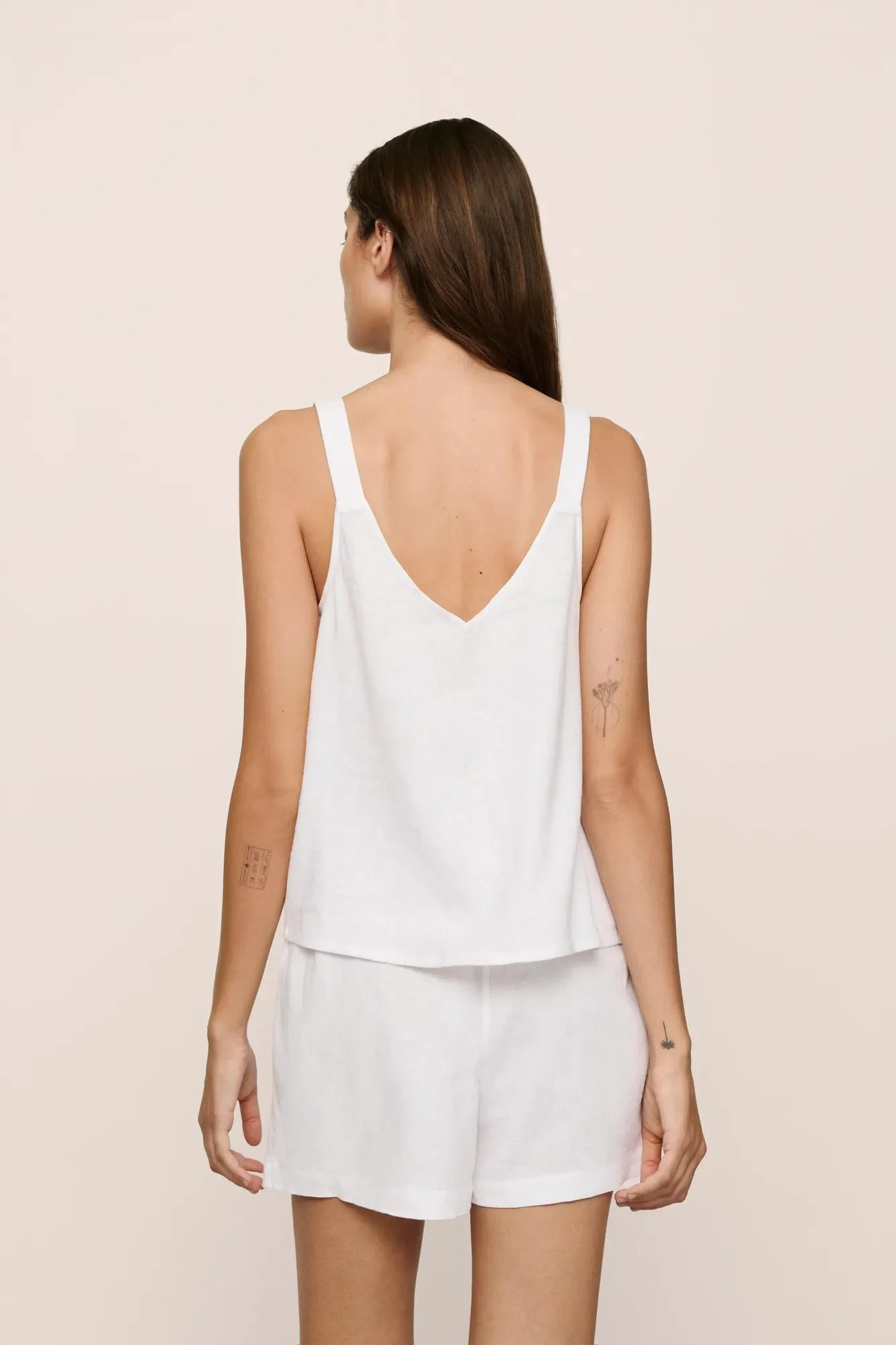 Linen Blend Relaxed Short - Image 3