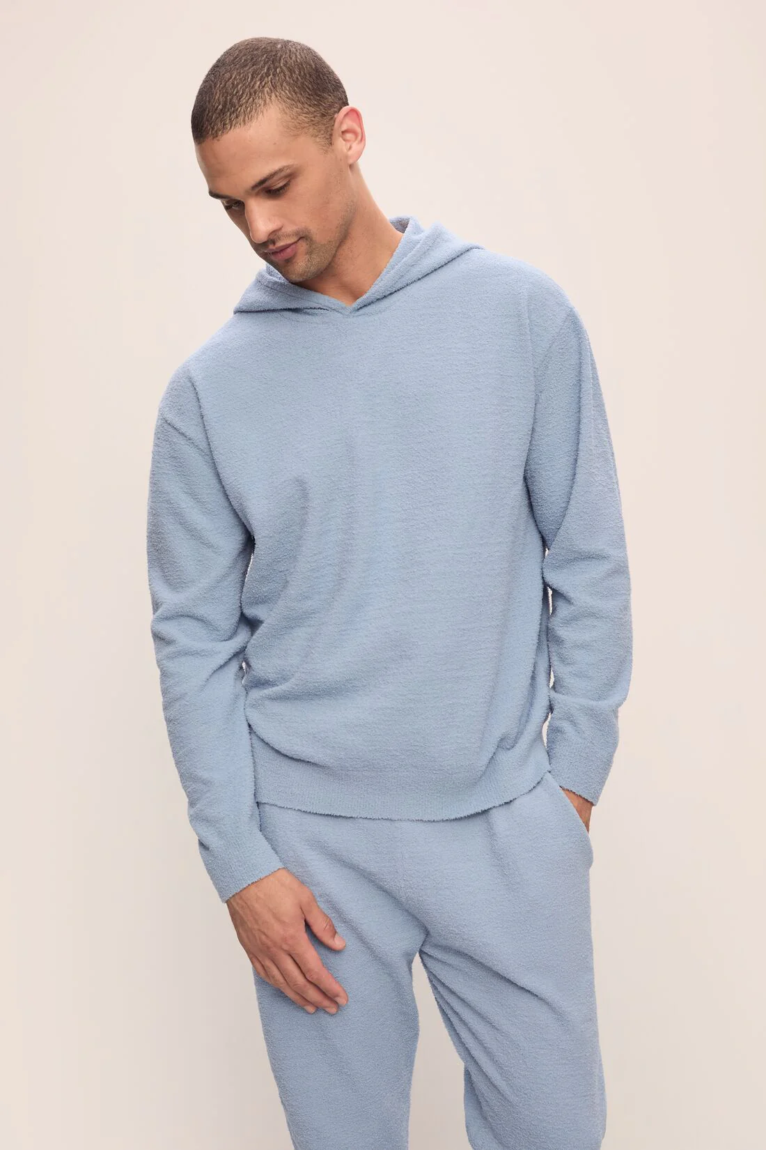 Men's Recycled Boucle Hoodie - Image 3