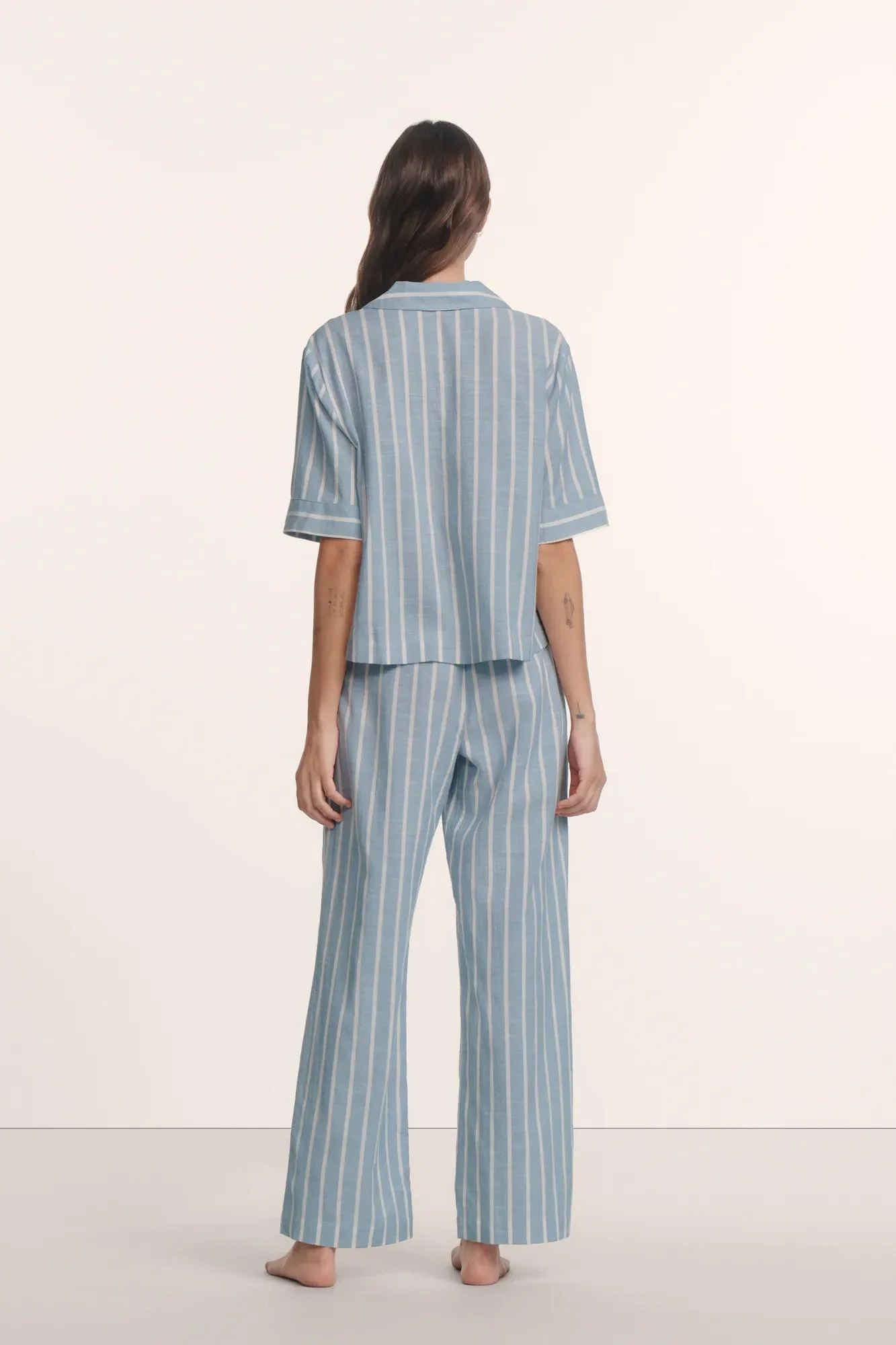 Nautico Relaxed Short Sleeve & Pant PJ Set - Image 2