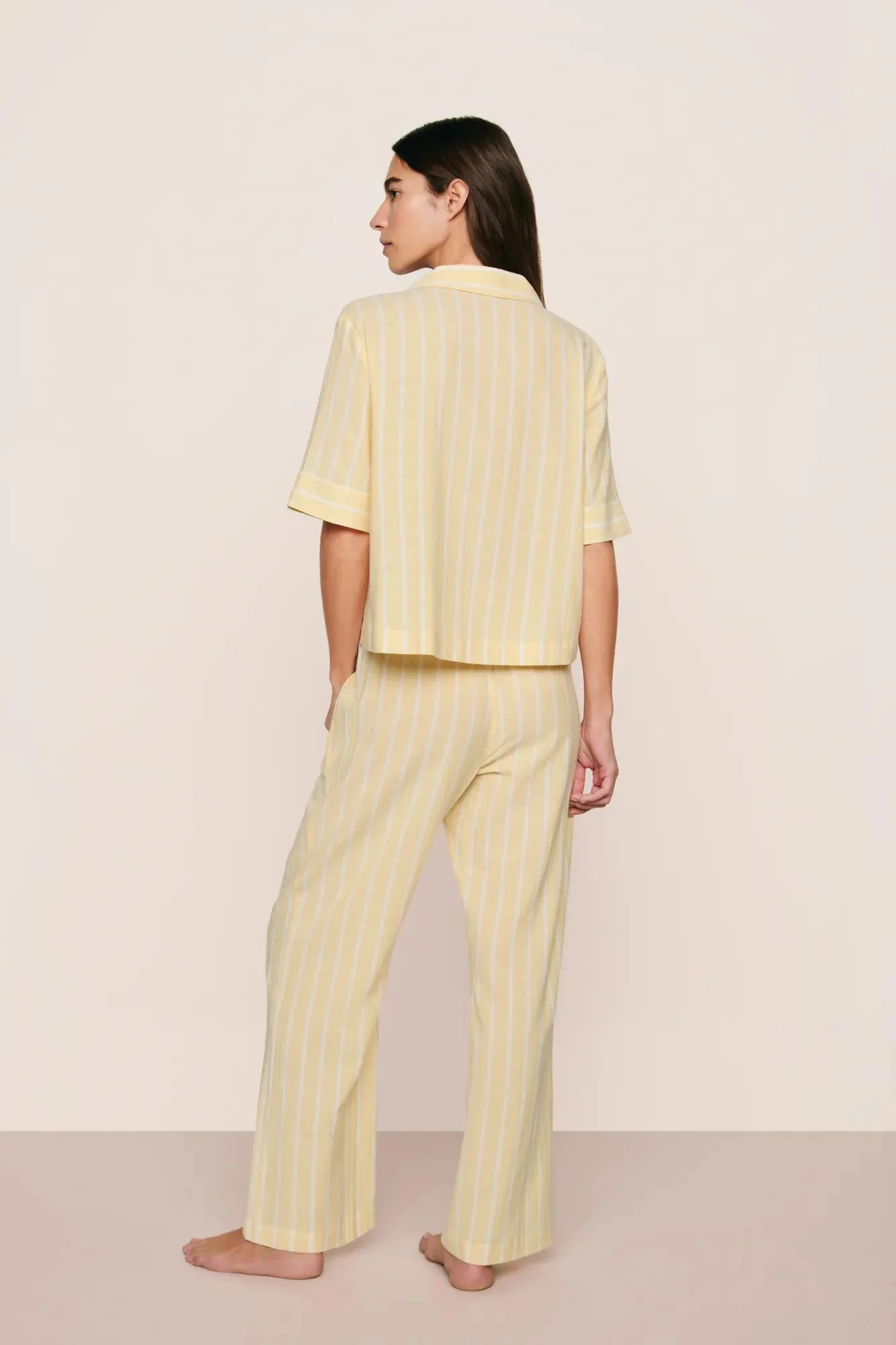 Nautico Relaxed Short Sleeve & Pant PJ Set - Image 2