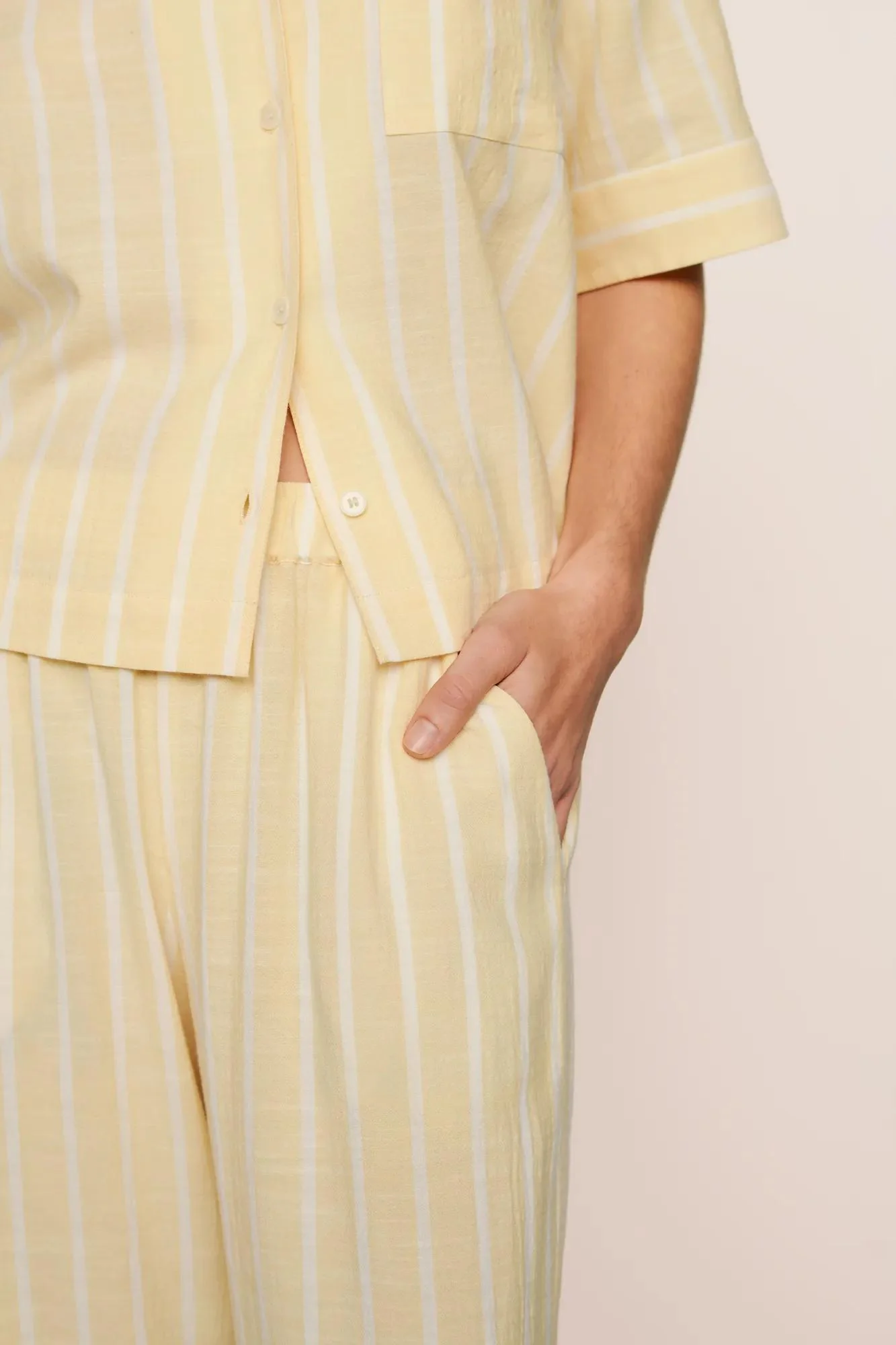 Nautico Relaxed Short Sleeve & Pant PJ Set - Image 4