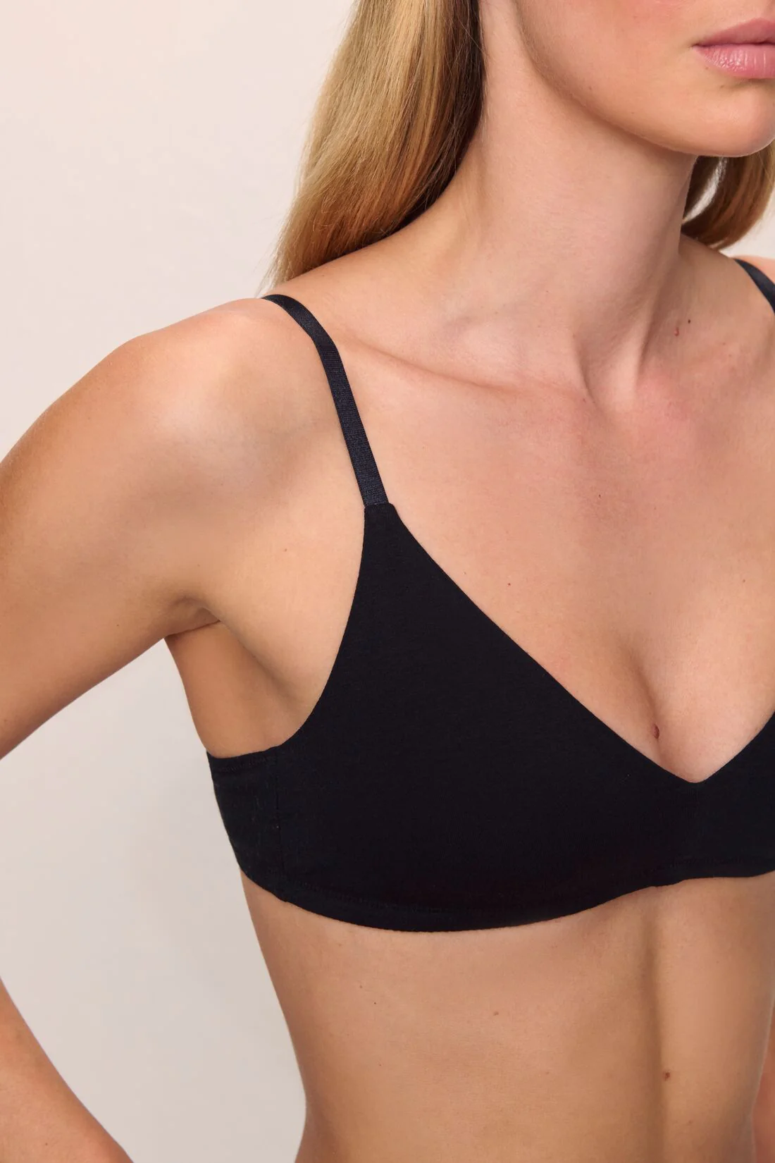 Pima Stretch Cotton Bralette - Image 2