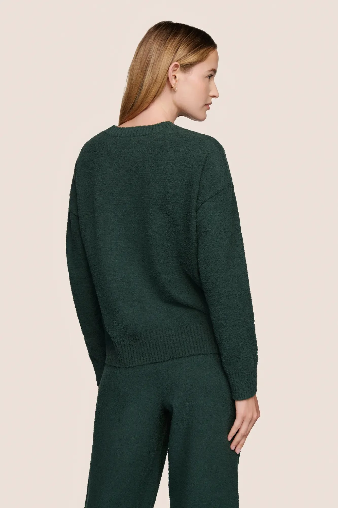 Recycled Boucle Crew Neck Pullover - Image 5