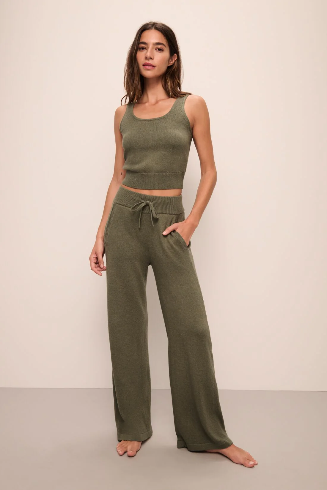 Recycled Sweater Cropped Tank - Image 2