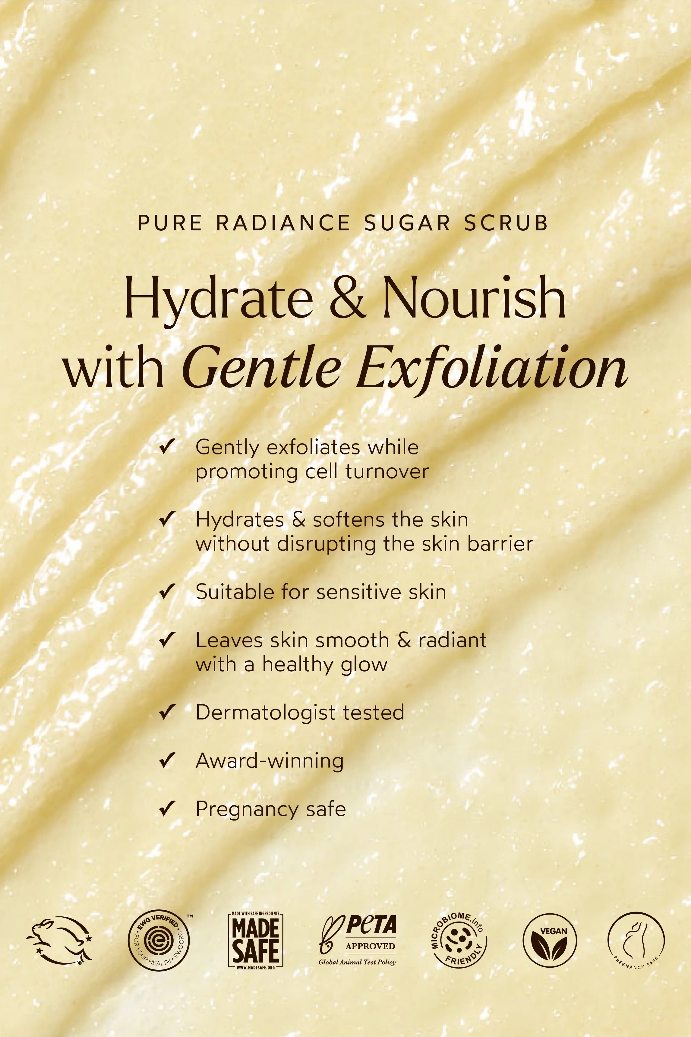 True Botanicals Pure Radiance Sugar Scrub - Image 5