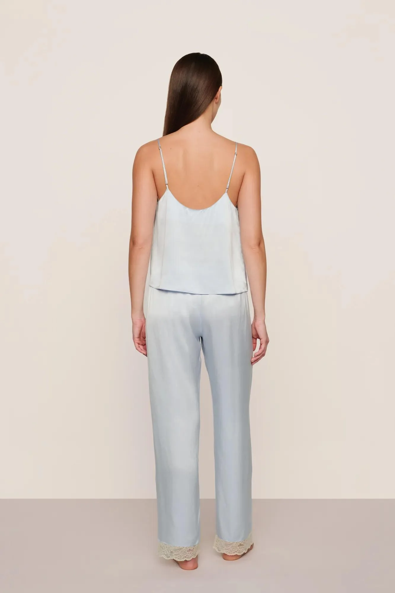 Washable Silk Lace Cami & Pant Set - Image 3