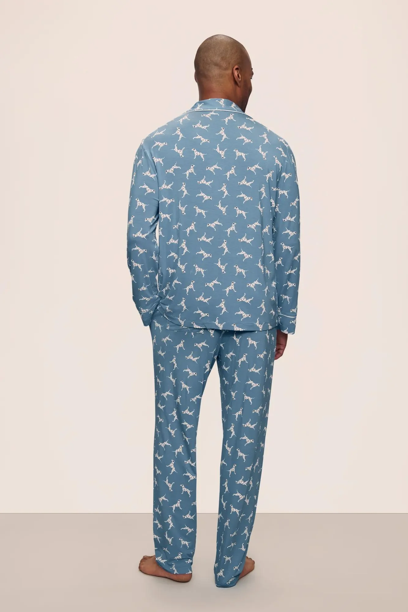 William Printed TENCEL™ Modal Long PJ Set - Image 3